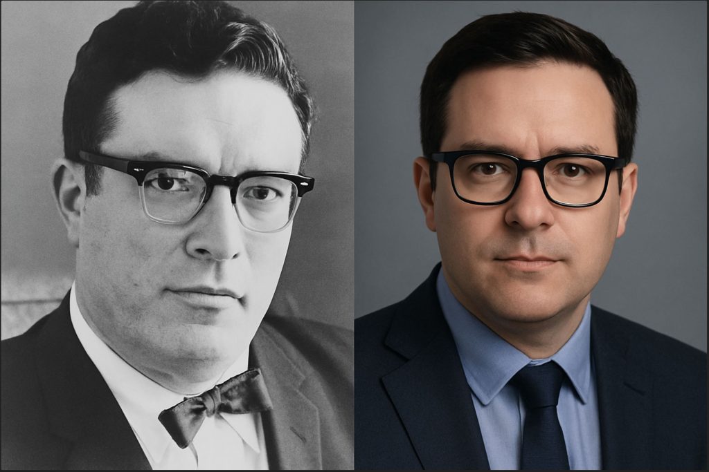 Isaac Asimov wygląd w przeszłości oraz współczesna wersja AI