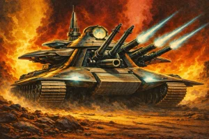 Bolo Keitha Laumiera grafika dostosowana przez sztuczną inteligencję.